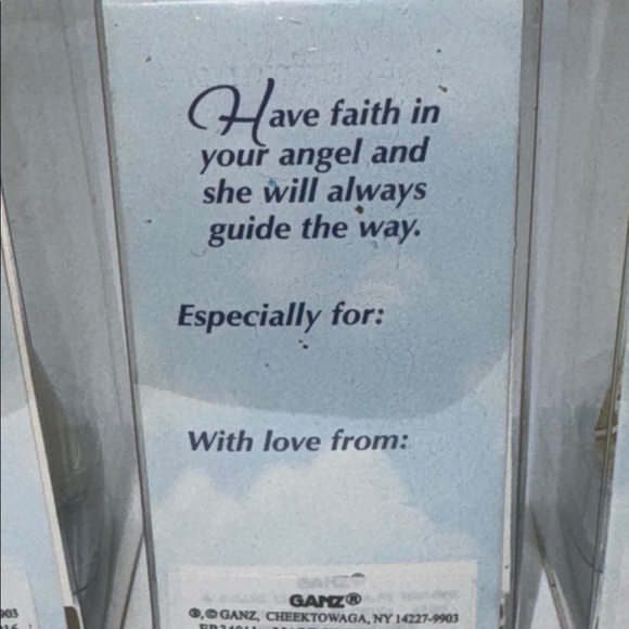 Ganz SET 3 Angel Figurines Joy Hope & Peace Holiday Christmas Decor Gifts - Picture 7 of 9